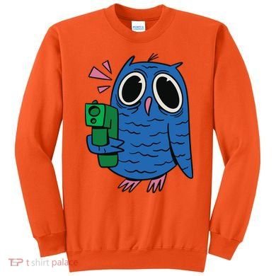 Crazy Owl Gun Sweatshirt