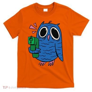 Crazy Owl Gun T-Shirt