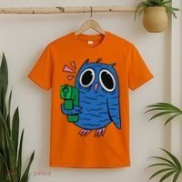 Crazy Owl Gun T-Shirt thumb 2
