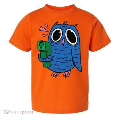 Crazy Owl Gun Toddler T-Shirt