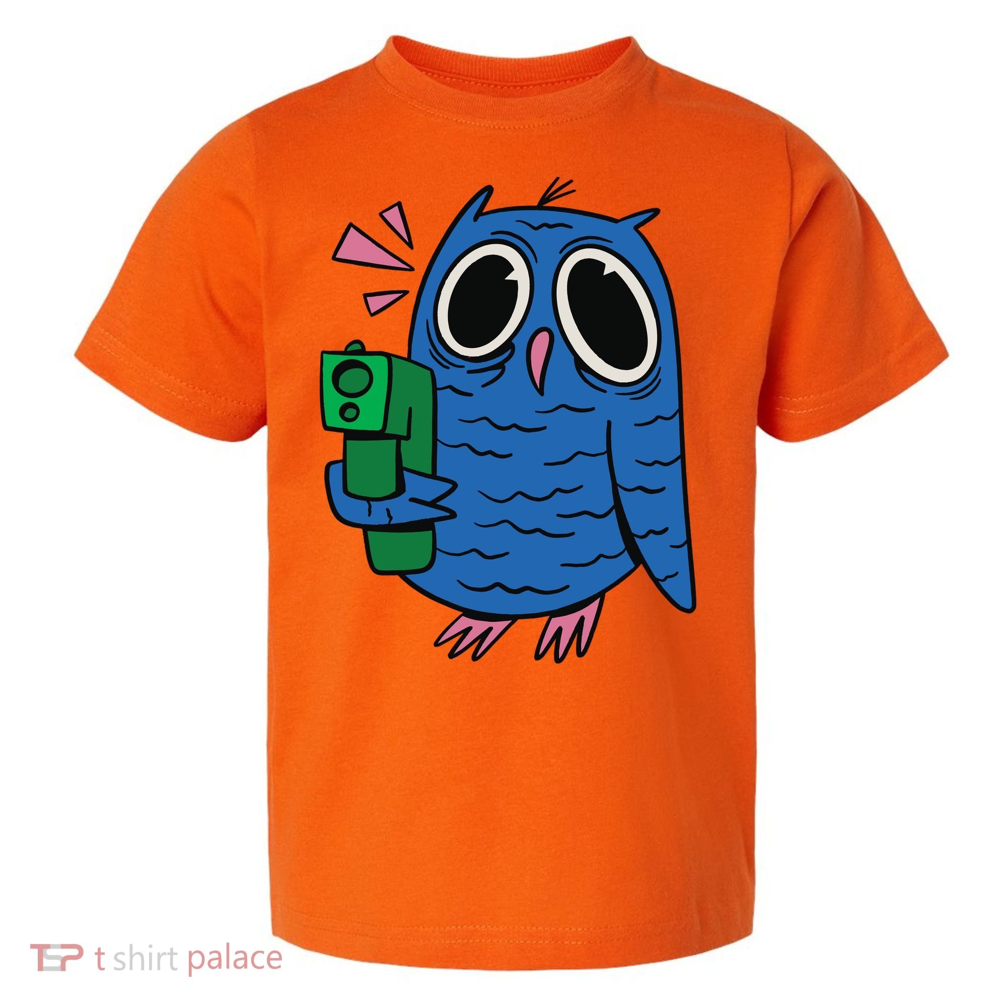 Crazy Owl Gun Toddler T-Shirt