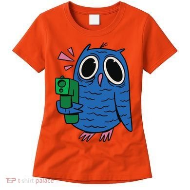 Crazy Owl Gun Women's T-Shirt