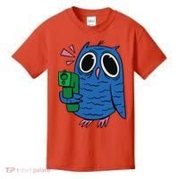 Crazy Owl Gun Kids T-Shirt thumb 0