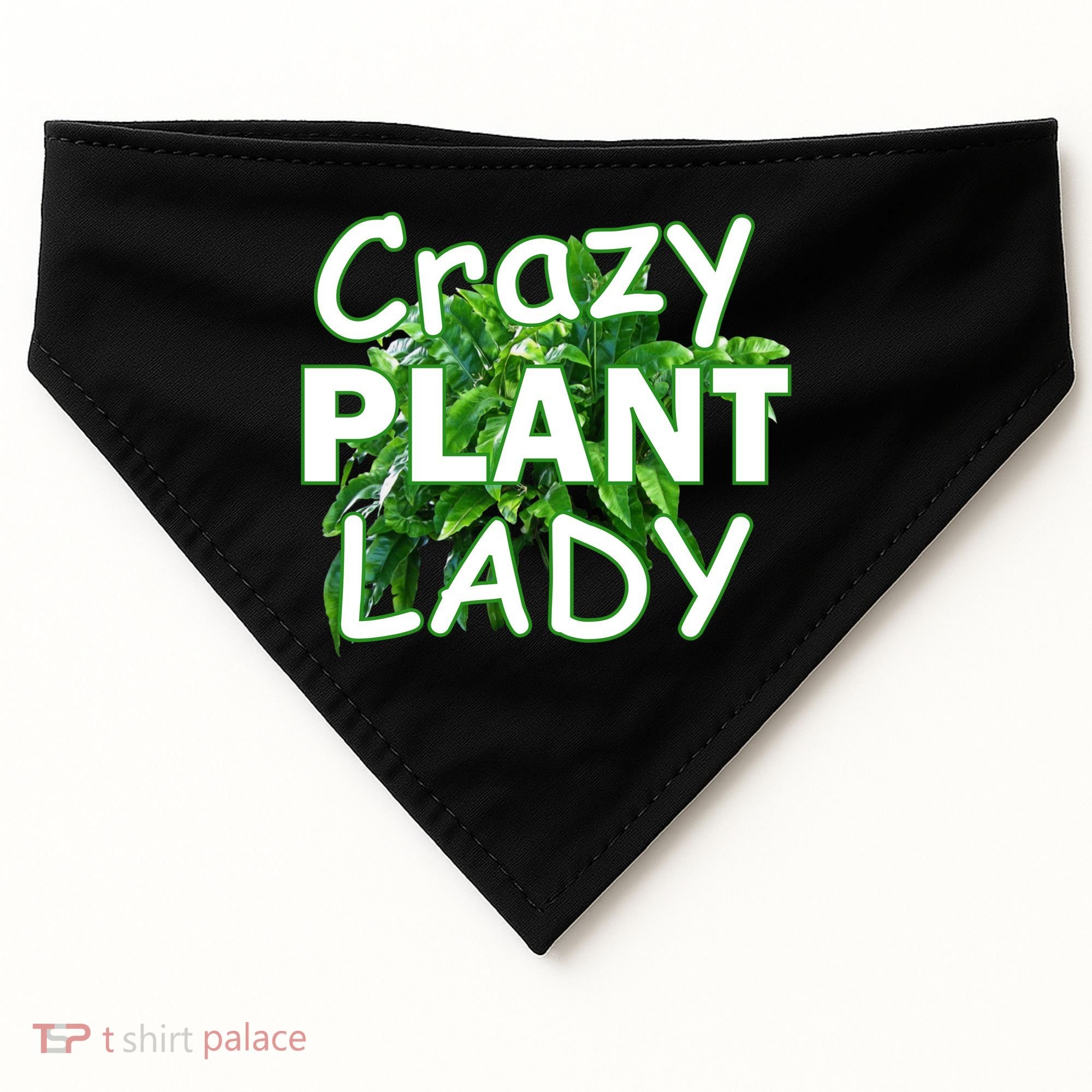 Crazy Plant Lady USA-Made Doggie Bandana