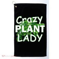 Crazy Plant Lady Golf Towel thumb 0