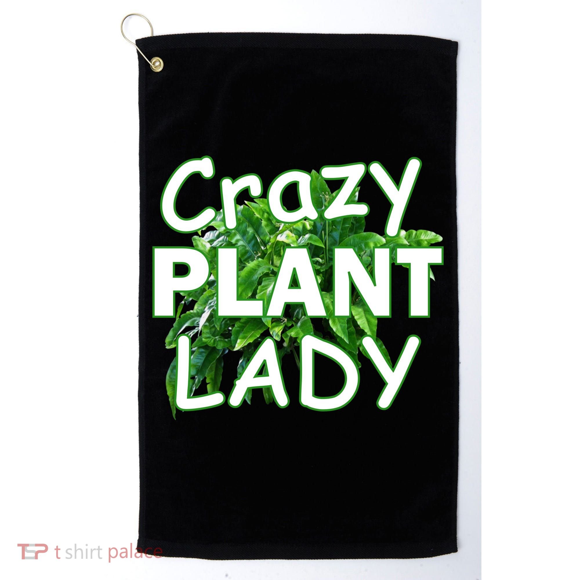 Crazy Plant Lady Golf Towel