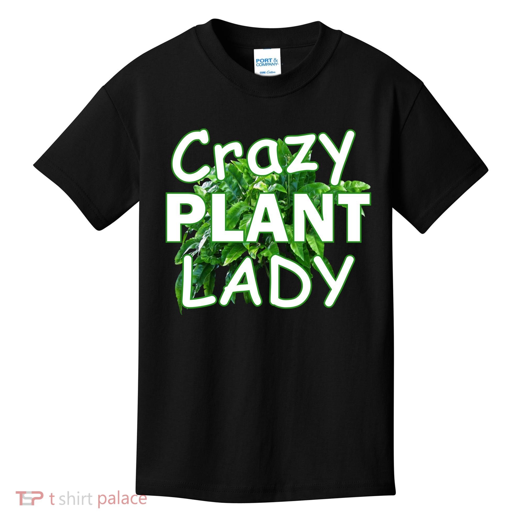 Crazy Plant Lady Kids T-Shirt