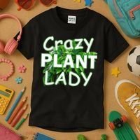Crazy Plant Lady Kids T-Shirt thumb 3