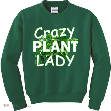 Crazy Plant Lady Kids Sweatshirt