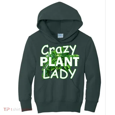 Crazy Plant Lady Kids Hoodie