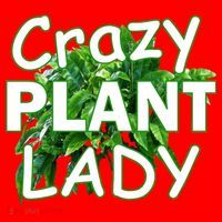 Crazy Plant Lady Santa Hat thumb 1