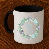 Crazy Plant Lady Floral Logo Coffee Mug thumb 2
