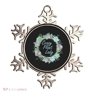 Crazy Plant Lady Floral Logo Ornament