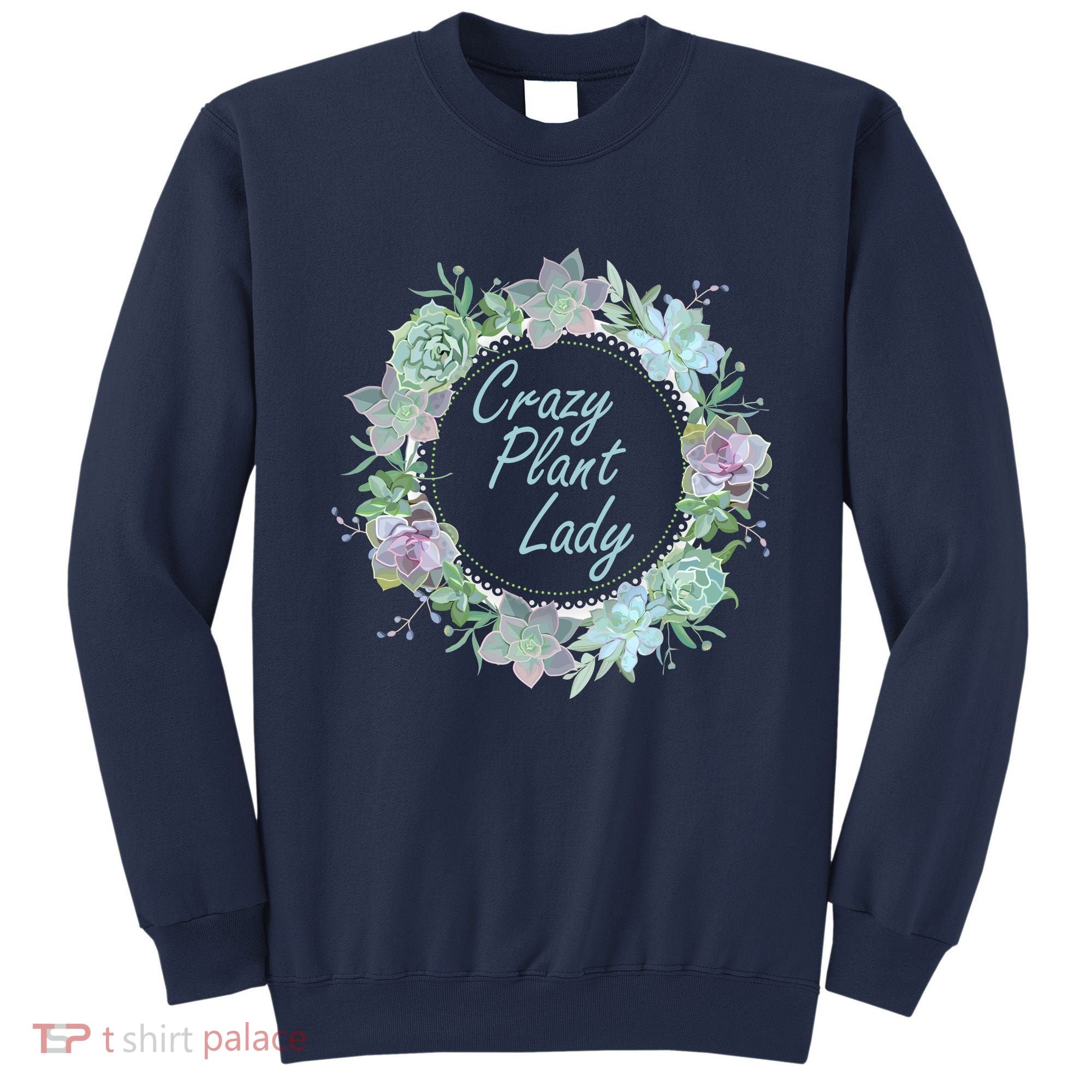 Crazy Plant Lady Floral Logo Sweatshirt