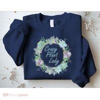 Crazy Plant Lady Floral Logo Sweatshirt thumb 2