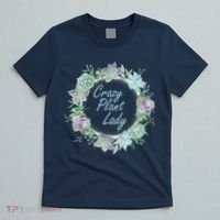 Crazy Plant Lady Floral Logo T-Shirt thumb 5