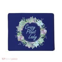 Crazy Plant Lady Floral Logo Mousepad thumb 0