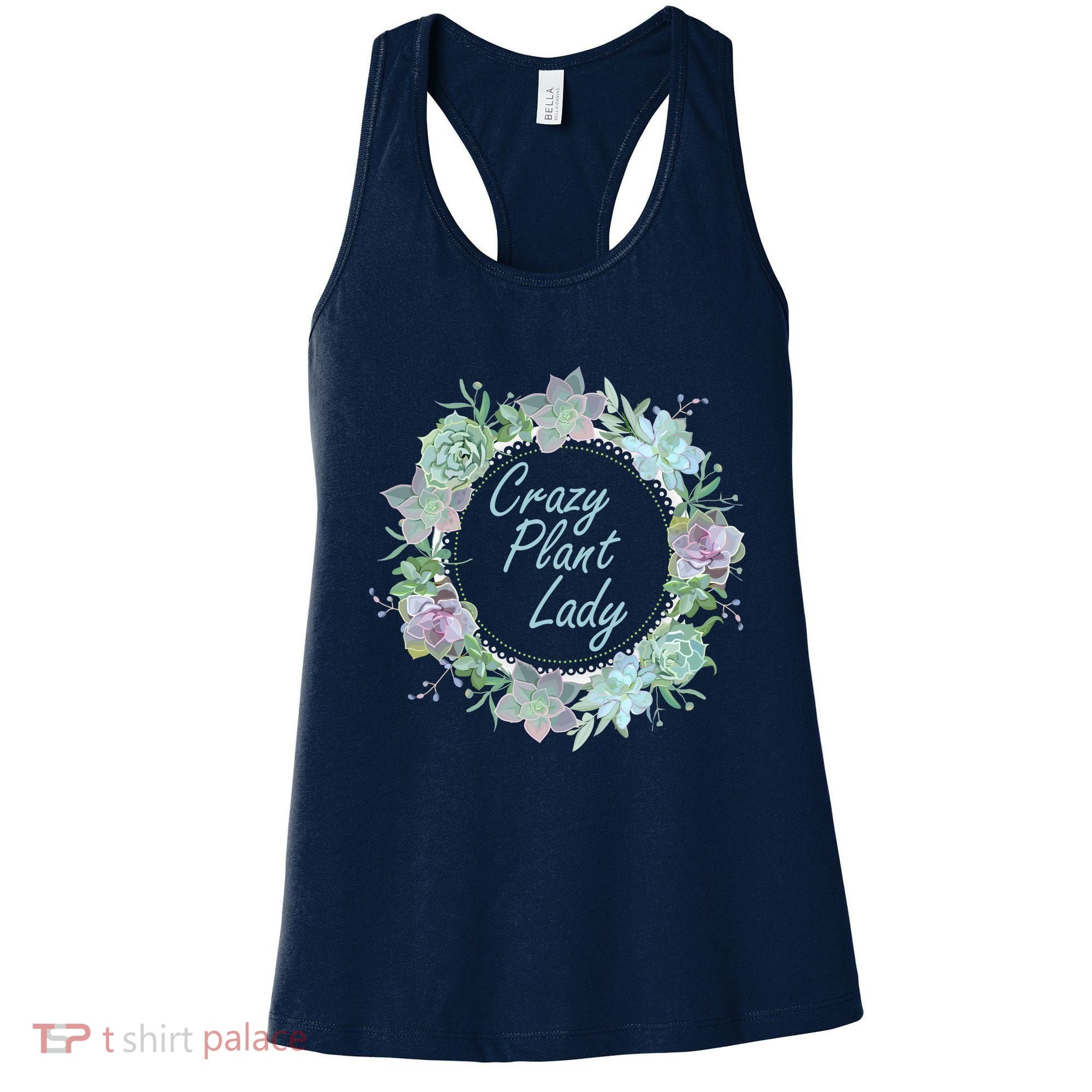 Crazy Plant Lady Floral Logo Women's Tank Top