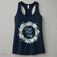 Crazy Plant Lady Floral Logo Women's Tank Top thumb 3