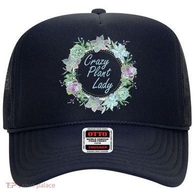 Crazy Plant Lady Floral Logo Hat