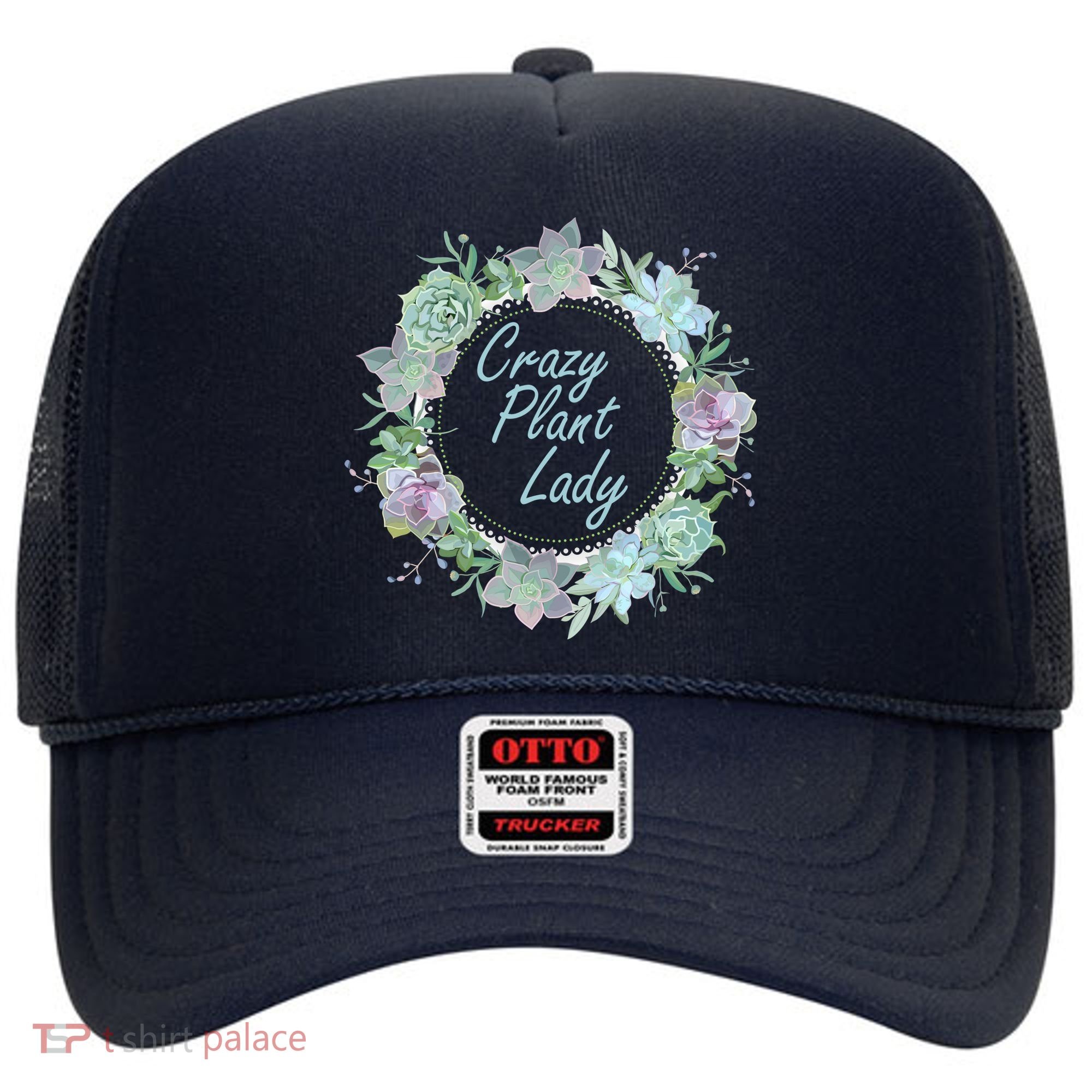 Crazy Plant Lady Floral Logo Hat