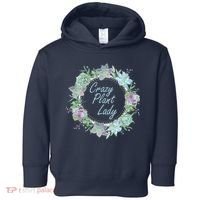 Crazy Plant Lady Floral Logo Toddler Hoodie thumb 0