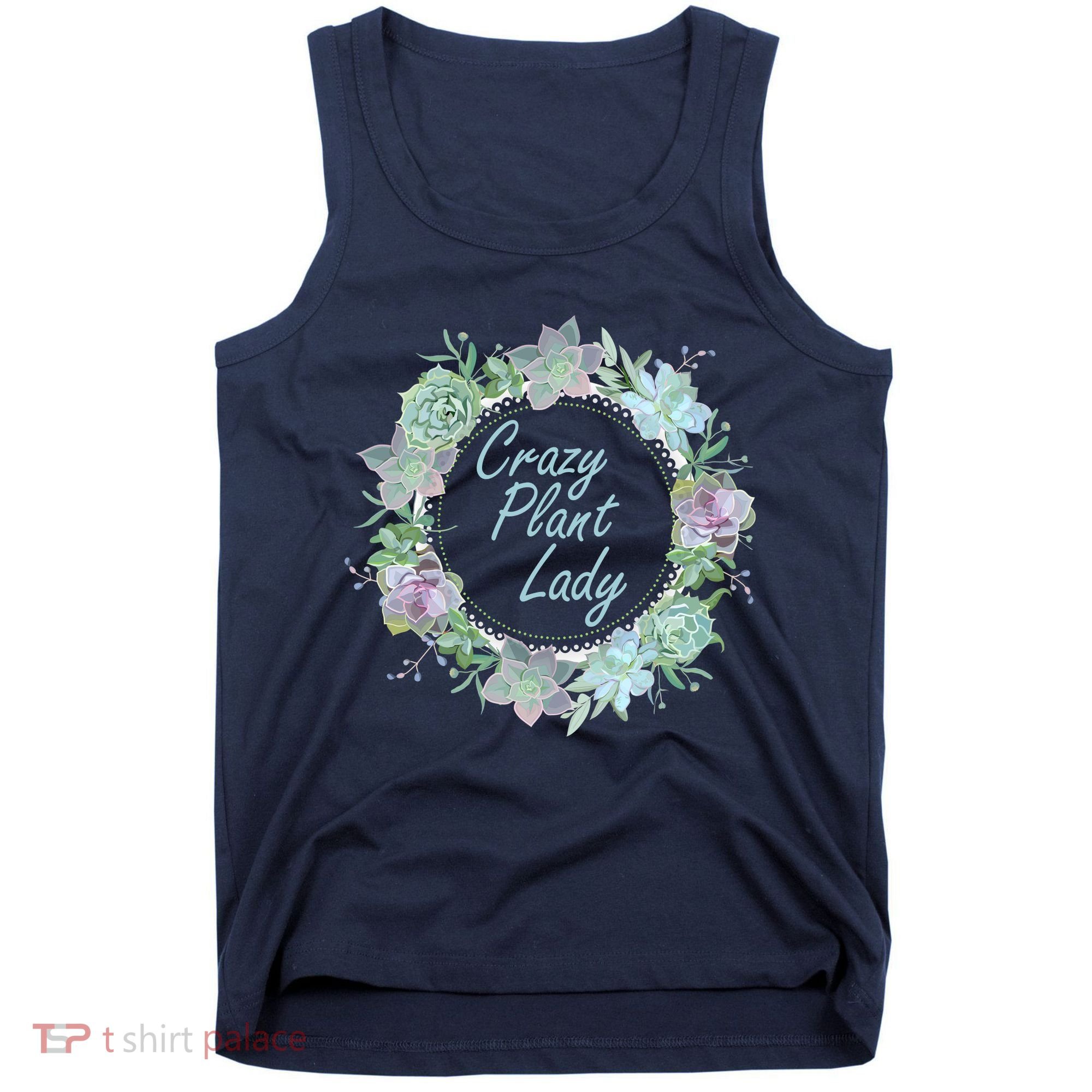 Crazy Plant Lady Floral Logo Tank Top