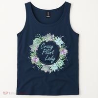 Crazy Plant Lady Floral Logo Tank Top thumb 2