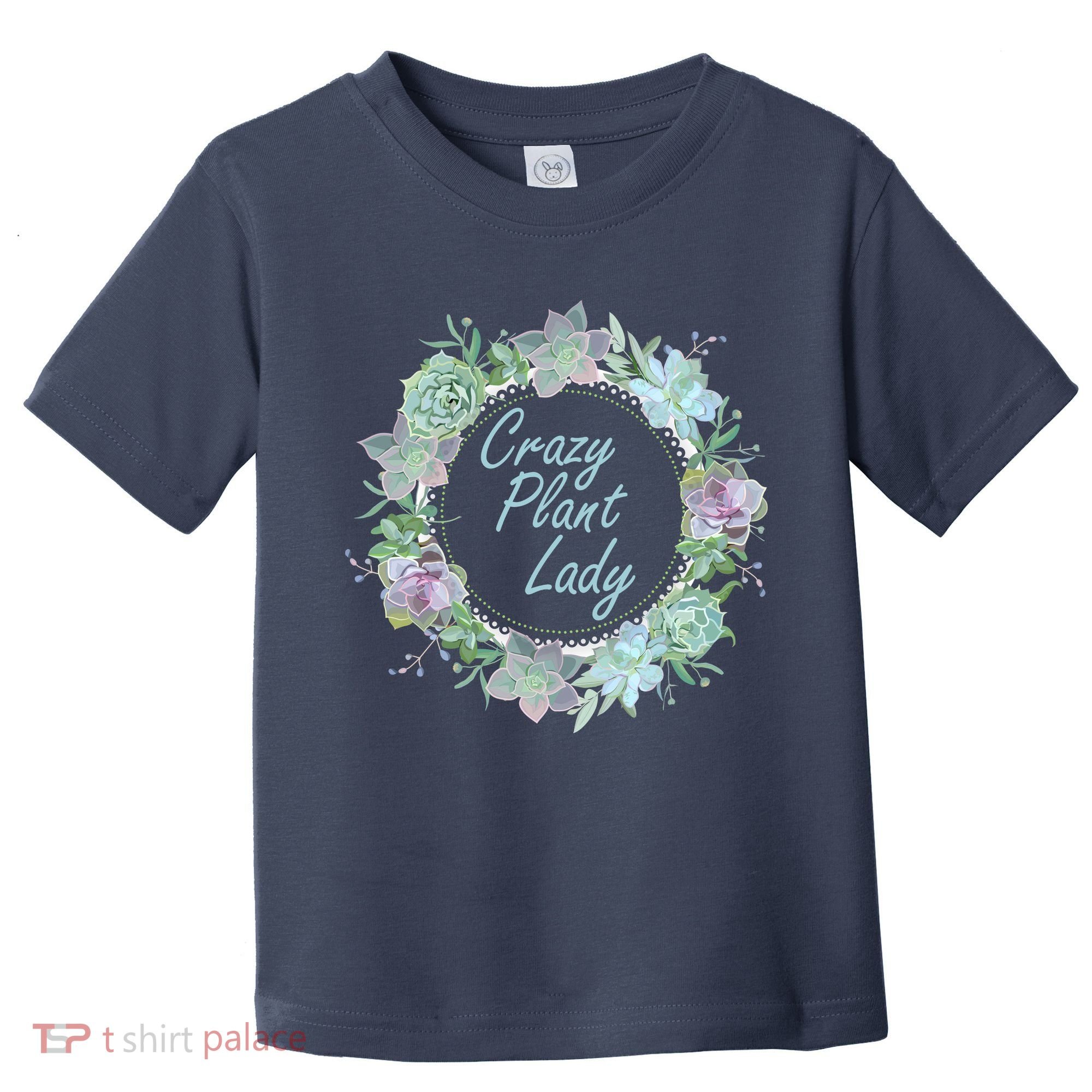 Crazy Plant Lady Floral Logo Toddler T-Shirt