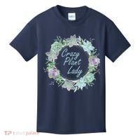 Crazy Plant Lady Floral Logo Kids T-Shirt thumb 0