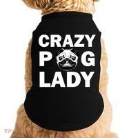 Crazy Pug Lady Doggie Tank thumb 0