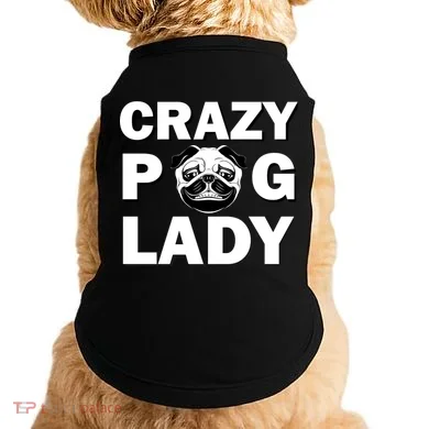 Crazy Pug Lady Doggie Tank