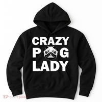 Crazy Pug Lady Hoodie thumb 0