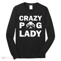 Crazy Pug Lady Long Sleeve Shirt thumb 0