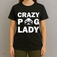 Crazy Pug Lady T-Shirt thumb 4