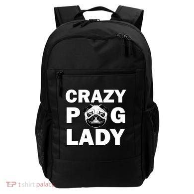 Crazy Pug Lady Backpack