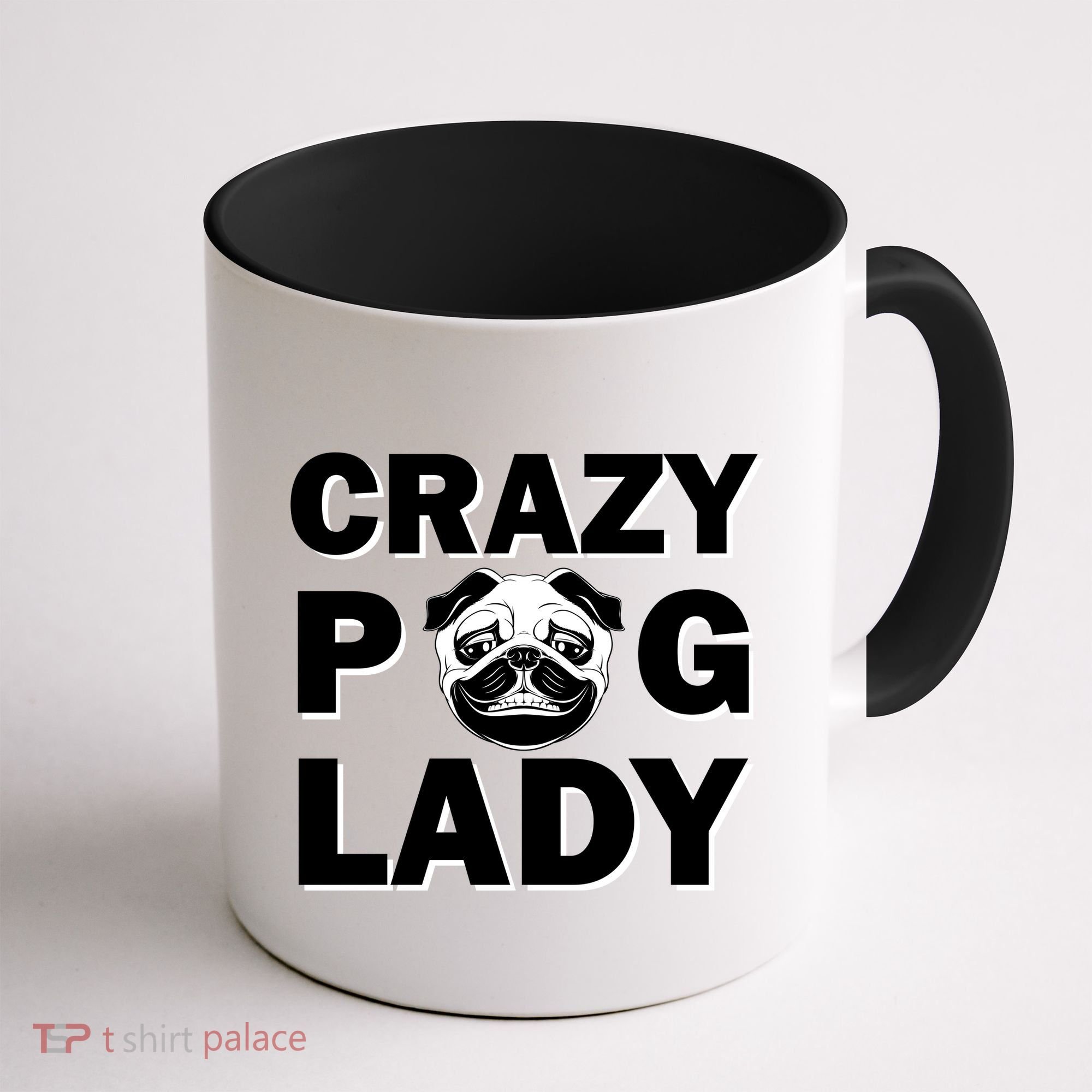 Crazy Pug Lady Coffee Mug