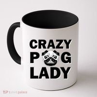 Crazy Pug Lady Coffee Mug thumb 0