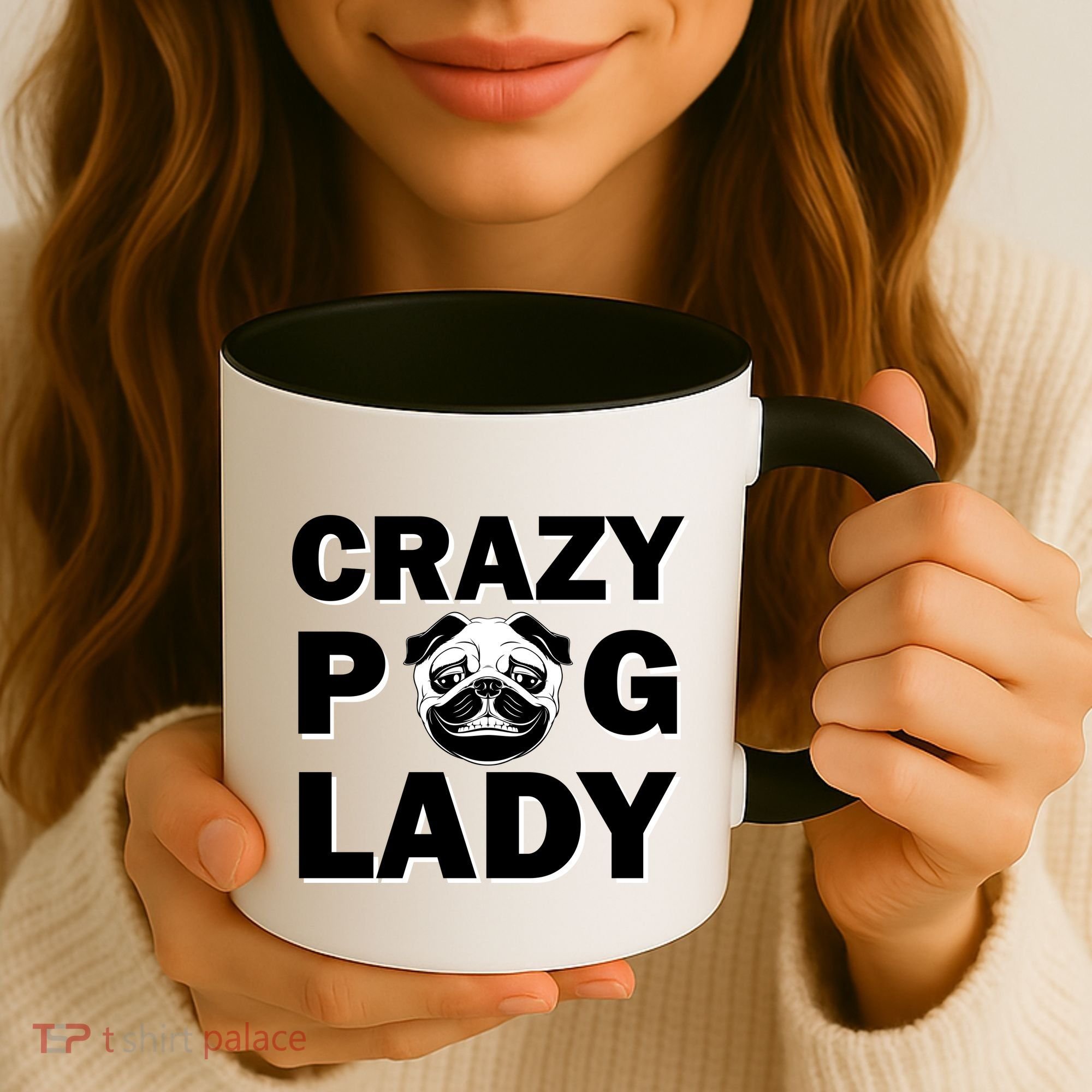 Crazy Pug Lady Coffee Mug