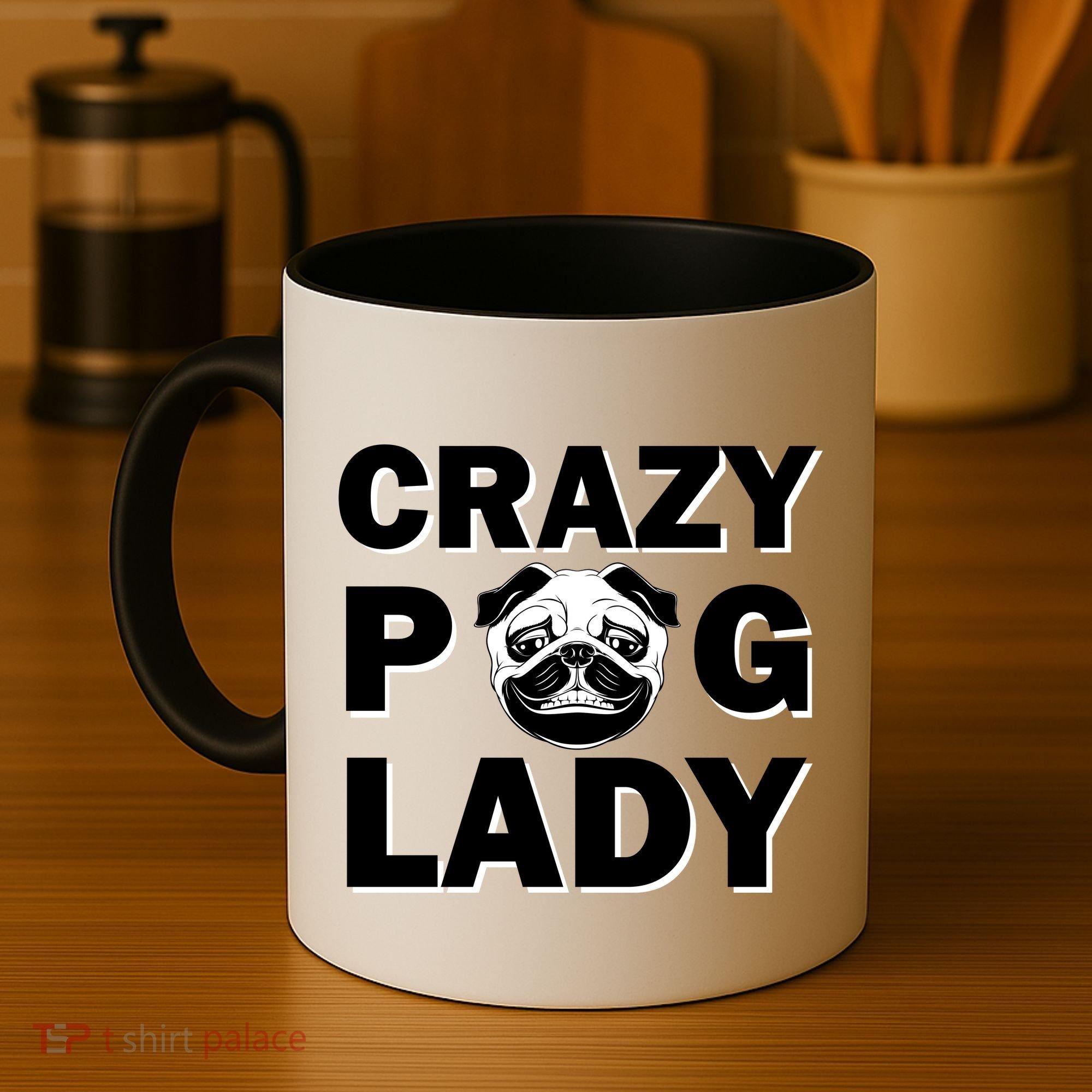 Crazy Pug Lady Coffee Mug