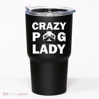 Crazy Pug Lady Tumbler thumb 0