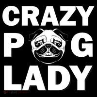 Crazy Pug Lady Baby Bodysuit thumb 2