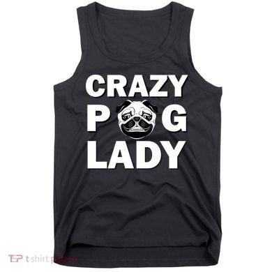 Crazy Pug Lady Tank Top