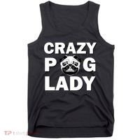 Crazy Pug Lady Tank Top thumb 0