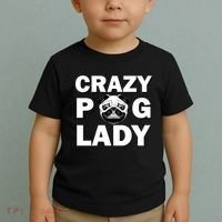 Crazy Pug Lady Toddler T-Shirt thumb 2