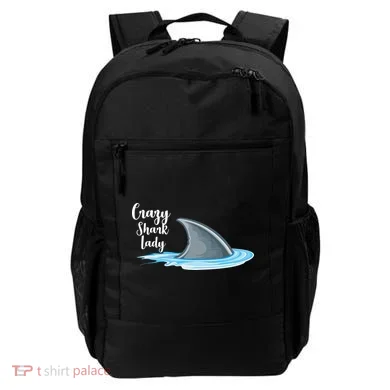 Crazy Shark Lady Backpack