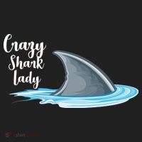 Crazy Shark Lady Tumbler thumb 3