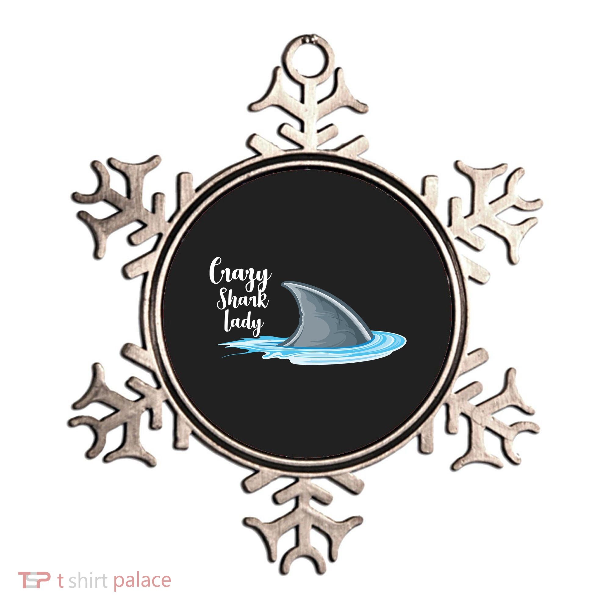 Crazy Shark Lady Ornament