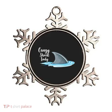 Crazy Shark Lady Ornament