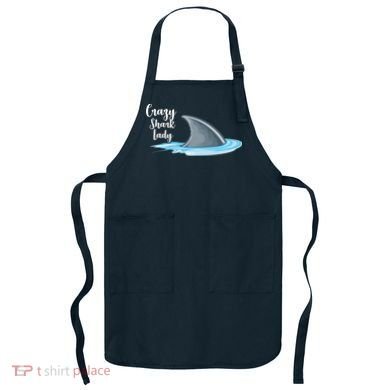 Crazy Shark Lady Apron